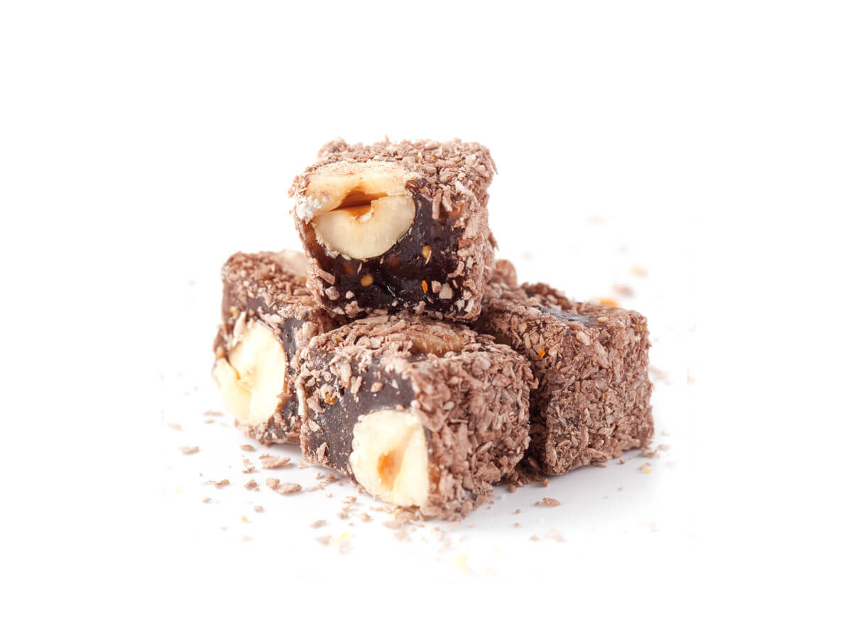 Hazelnut & Cocoa Coated With Coconut || Lokum Safası