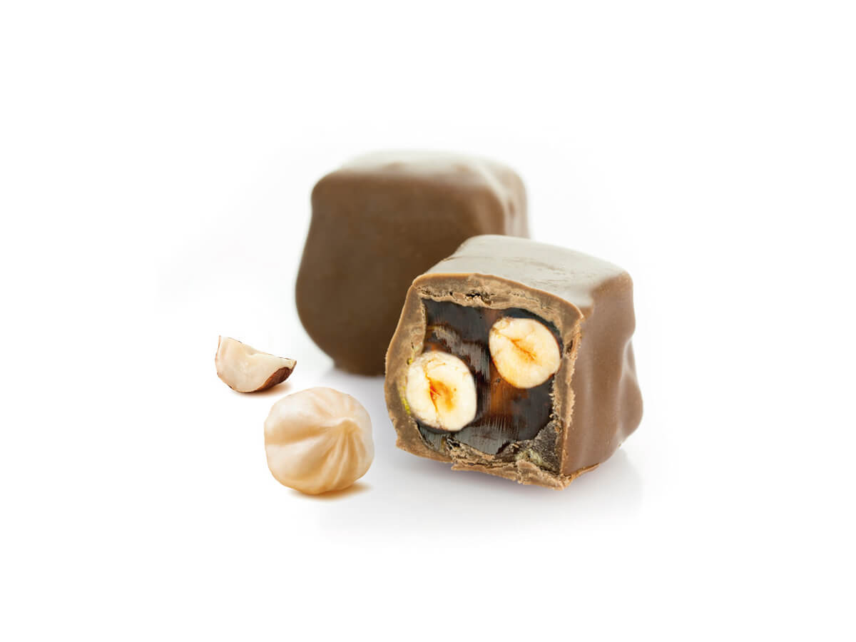 Hazelnut Delight Coated with Chocolate || Lokum Safası