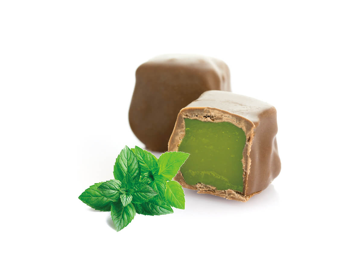 Mint Flavored Delight Coated Chocolate || Lokum Safası