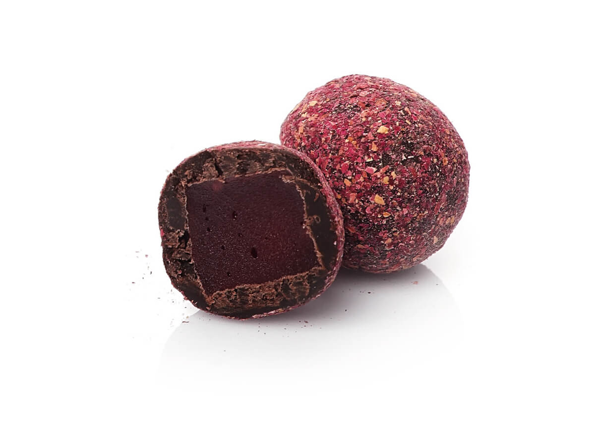 Ball Delight Coated with Rose Petals & Chocolate || Lokum Safası