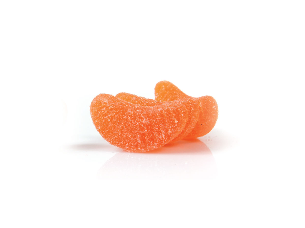 Mandarin Flavored Sliced Jelly || Lokum Safası