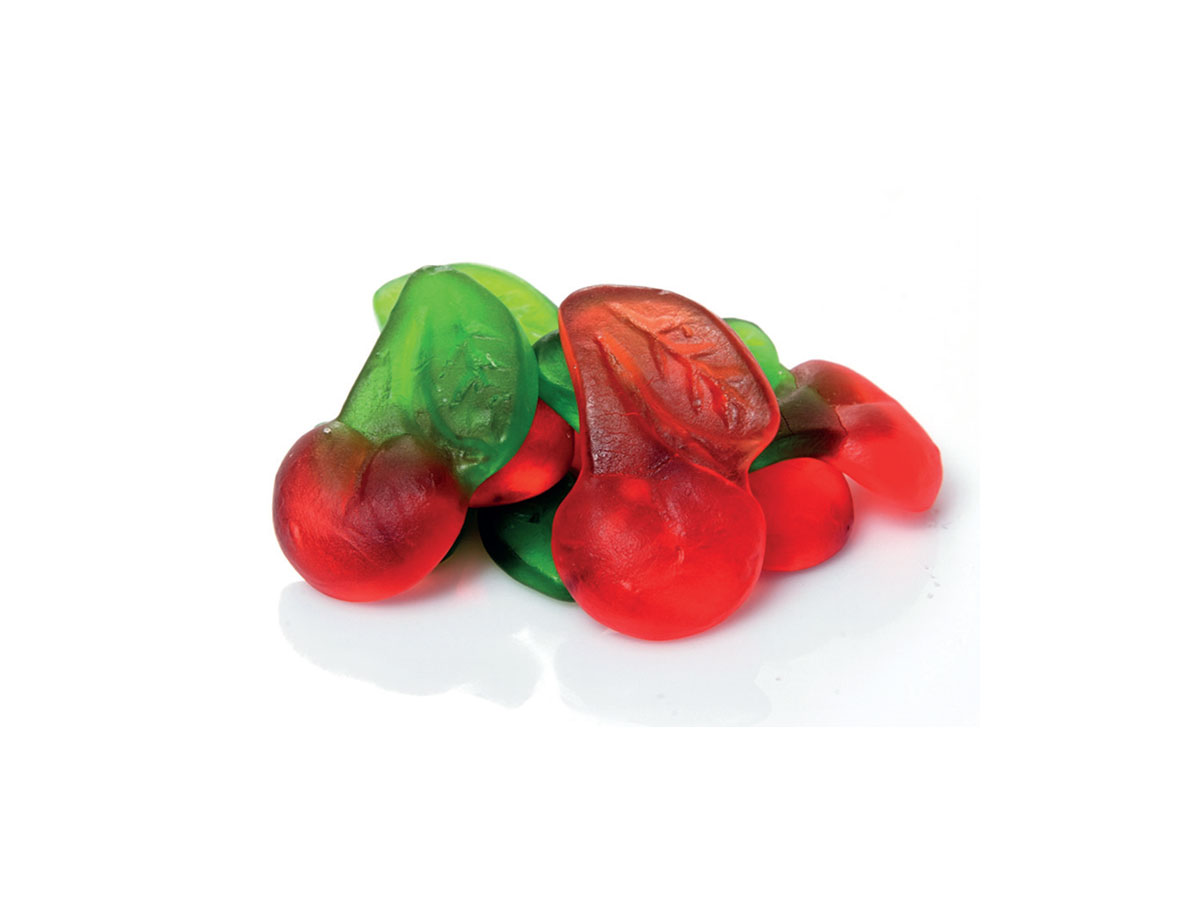 Fruit Flavored Cherry Shape Gummy Candy || Lokum Safası