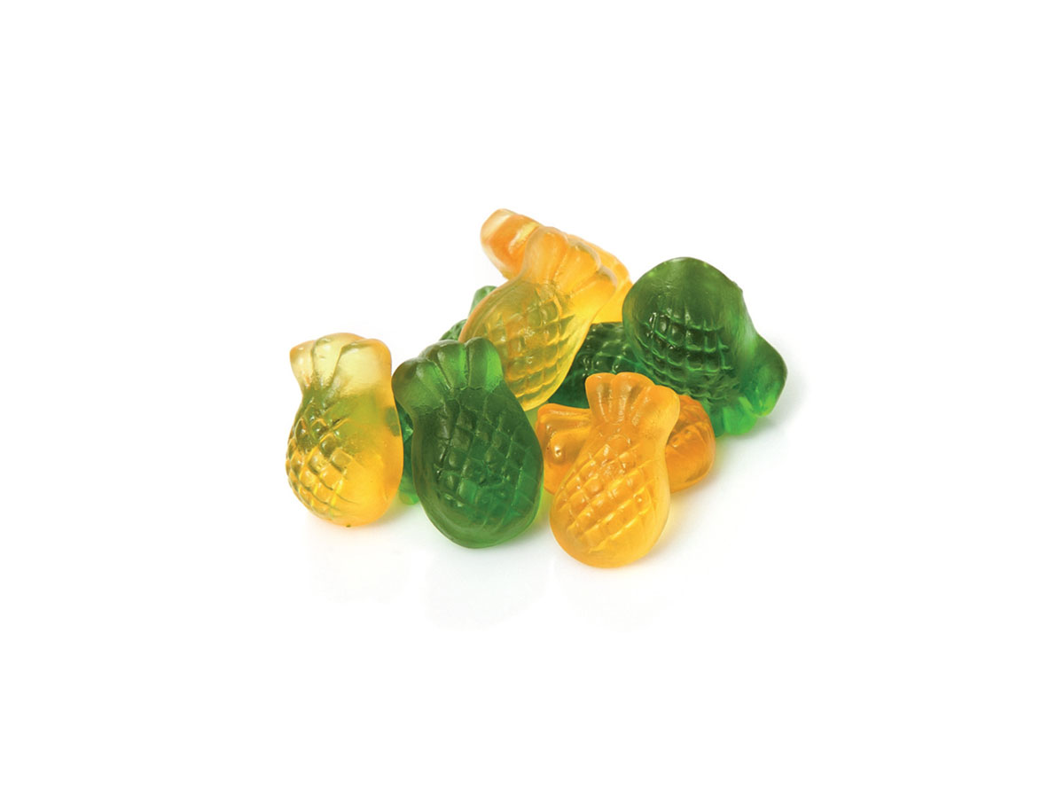 Pineapple Flavored Gummy Candy || Lokum Safası