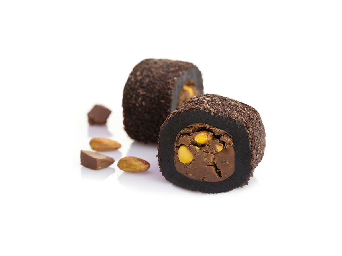 Kakaolu Hindistan C. Kaplı Çikolata Fıstıklı Lokum || Lokum Safası