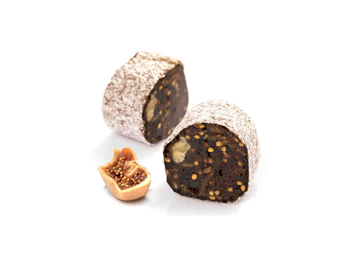Fig & Walnut Roll Coated with Coconut || Lokum Safası