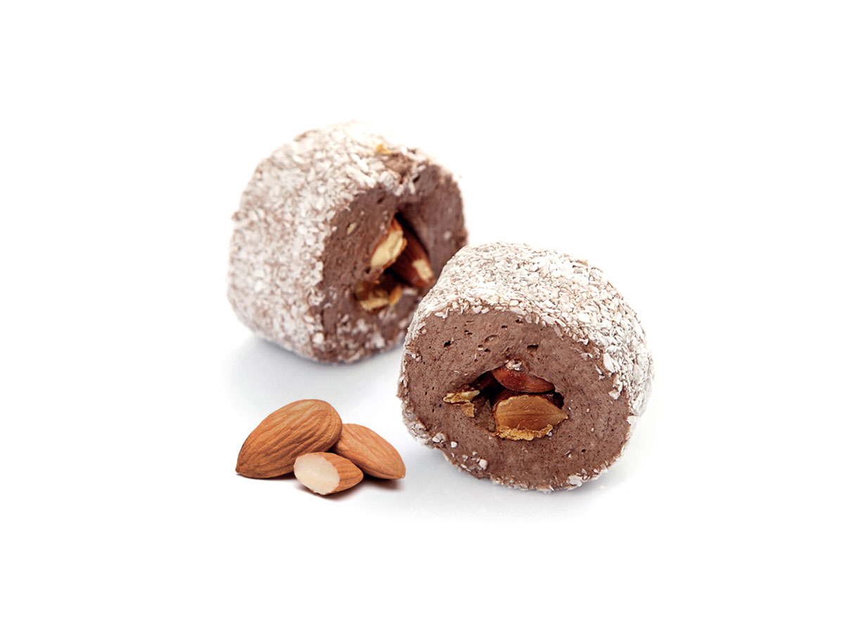 Sultan Delight & Almond - Cocoa Coated With Coconut || Lokum Safası